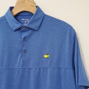 Masters Tech Augusta Masters Golf Polo Shirt Blue Medium